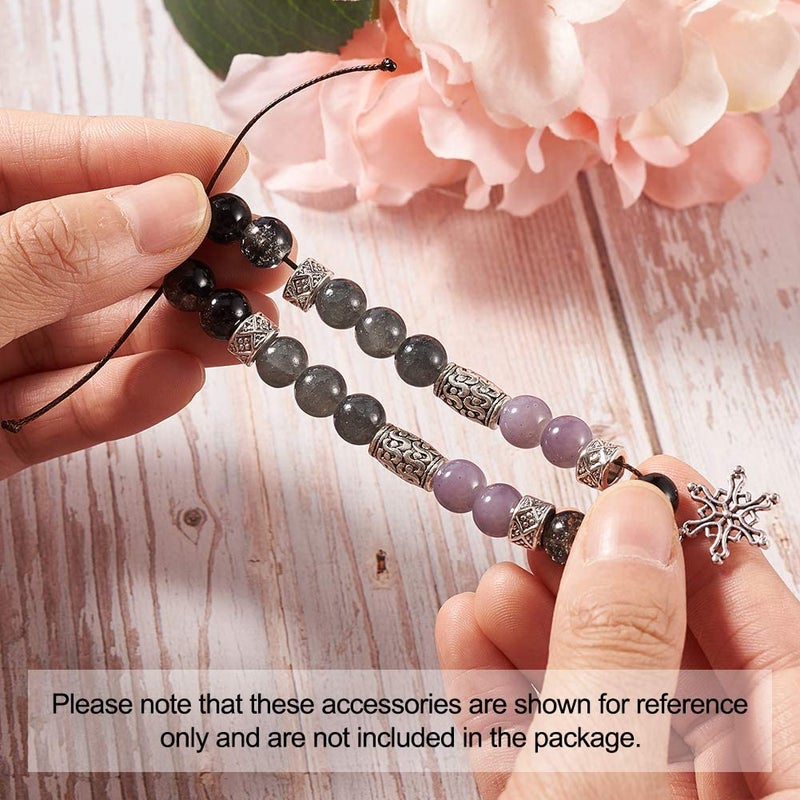 KISSITTY 300pcs/Box Tibetan Antique Silver Column Spacer Beads Tube Charm Beard Beads for Men 4.5mm-18mm for DIY Jewelry Craft Making 1.5mm-4.5mm Hole - Image 4